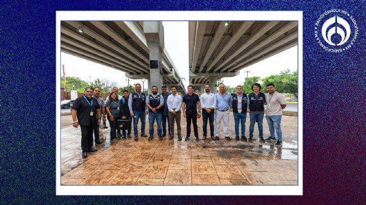 Autoridades concluyen y entregan puente Churubusco-Vía Tampico en Monterrey