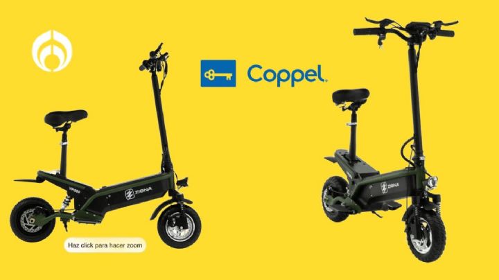 Coppel rebaja 4 mil pesos a este scooter eléctrico con velocidad de 45 kilómetros