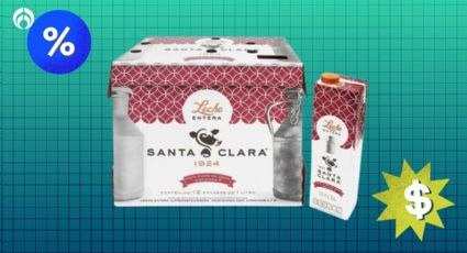 Sam’s Club remata caja de leche entera Santa Clara con 12 piezas; nutritiva para licuados y cereal