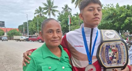 Madre lucha por financiar viaje de su hijo boxeador a torneo internacional en España