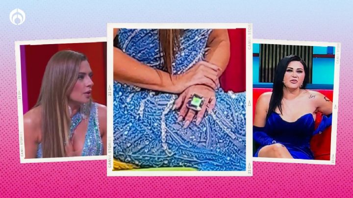 Cecilia Galliano luce enorme anillo en reencuentro con Gomita, ¿para que no se lo robe?