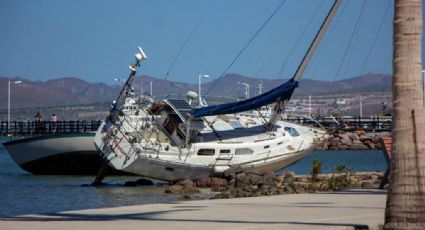 Bahía de La Paz es un 'cementerio de barcos' tras un año del huracán Norma