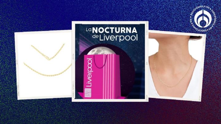 Ya casi llega la Venta Nocturna Liverpool: 5 collares de oro en ‘megarebaja’ y con regalo incluido