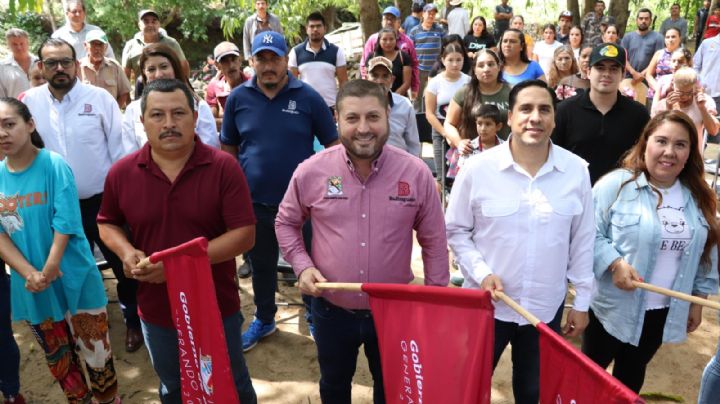 Arranca José Paz López Elenes obra hidráulica en Palo Verde, Otatillos