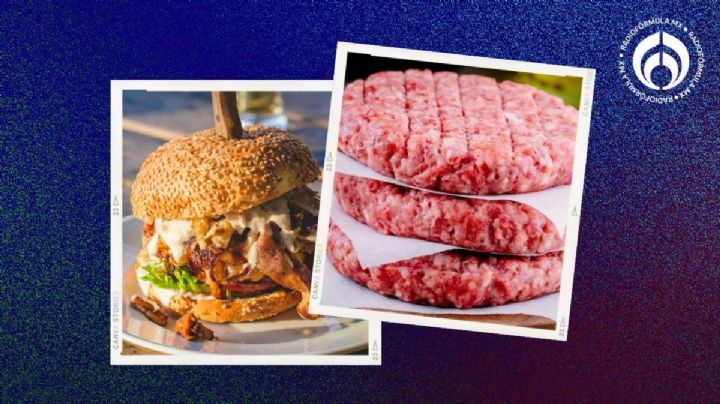 La carne para hamburguesa sirloin sin soya y avalada por Profeco que sólo vale 100 pesos