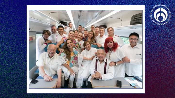 (VIDEO) Sheinbaum, AMLO y gobernadores realizan un recorrido emotivo en el Tren Maya