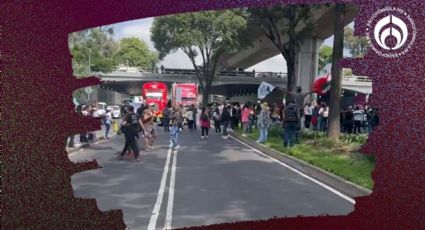 Periférico Sur: manifestantes contra la Reforma Judicial liberan la vialidad