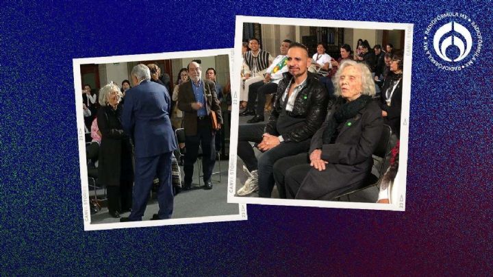 Elena Poniatowska acude a la mañanera de AMLO; 'fue un buen sexenio', dice