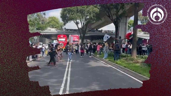 Periférico Sur: manifestantes contra la Reforma Judicial liberan la vialidad