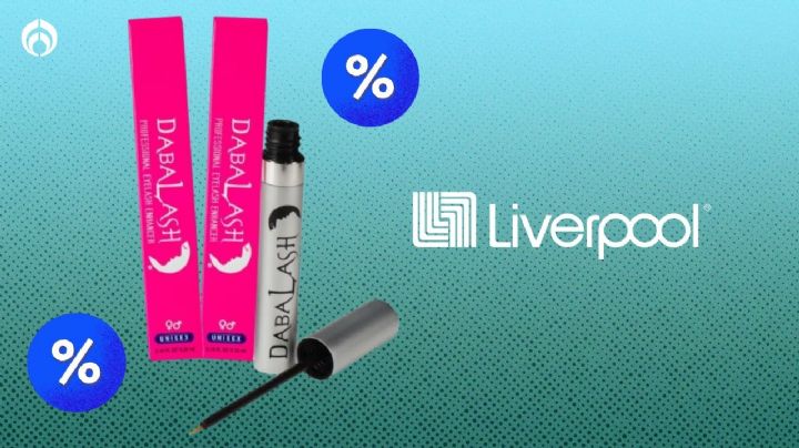 Liverpool rebaja combo de suero Dabalash, ideal para tener pestañas largas, gruesas y abundantes