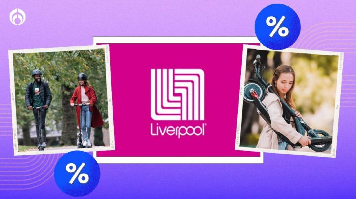 Los scooters eléctricos con más del 50% de descuento en Liverpool para tus trayectos diarios