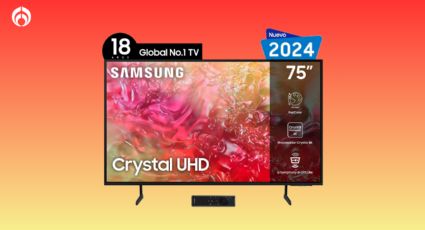 Sanborns rebajó con el 41% esta pantalla Samsung Crystal UHD de 75 pulgadas