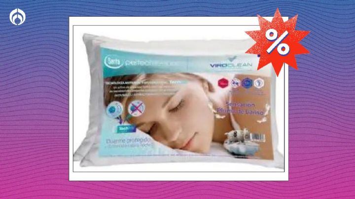 Sam's Club rebaja el kit de almohadas Serta; son antibacteriales, transpirables y cuidan tu espalda