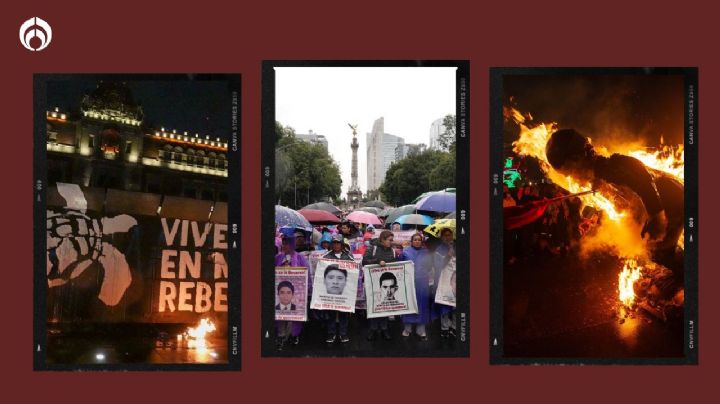 10 años de Ayotzinapa: así fue la histórica marcha para conmemorar a los 43