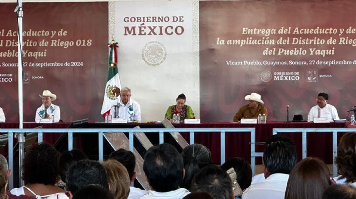 Entrega AMLO 392 hectáreas a tribu Yaqui de Vicam, Sonora; 'la transformación continua', dice