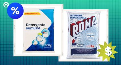 El detergente que no destiñe la ropa y es mejor que el Roma contra manchas difíciles; cuesta 22.5 pesos