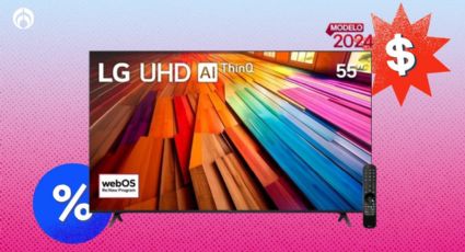 La pantalla LG de 55 pulgadas 4K Smart con IA que Liverpool está rematando; bajó de 22 mil a 8 mil pesos