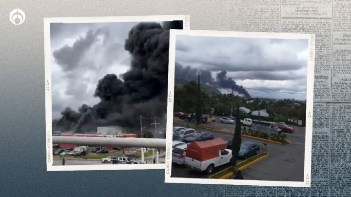 Incendio devora un Walmart en el Periférico de Zapopan, Jalisco (VIDEO)