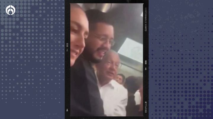 Trabajador del Poder Judicial se ‘cuela’ al elevador con AMLO y Claudia: se arma discusión