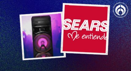 Sears pone a mitad de precio este equipo de sonido de cuatro bocinas con modo karaoke