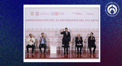 Martí Batres encabeza festejo por aniversario 55 del Metro CDMX; promete concluir obras