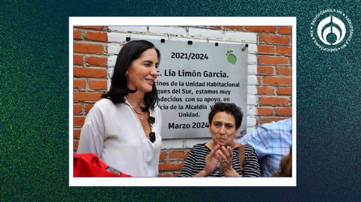 Destacan labor de Lía Limón con placa de reconocimiento en Álvaro Obregón