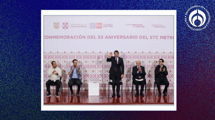 Martí Batres encabeza festejo por aniversario 55 del Metro CDMX; promete concluir obras