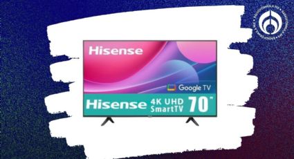 Walmart 'casi regala' pantalla Hisense de 70 pulgadas con descuento de $11,000