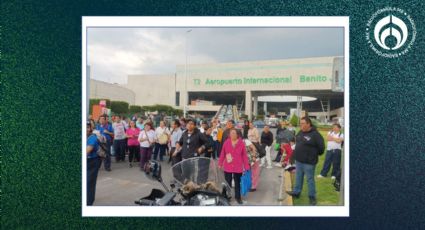 Bloqueo en el AICM: trabajadores de limpieza cierran accesos a Terminal 2