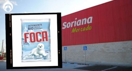 Soriana remata el jabón Foca, rendidor y efectivo contra la mugre y manchas difíciles