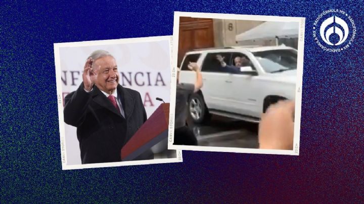 (VIDEO) AMLO se va de Palacio Nacional: así salió de la que fue su casa en el sexenio