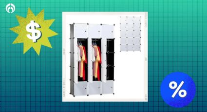 Bodega Aurrera remata práctico y resistente clóset; ideal si te quedaste sin espacio para la ropa