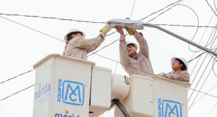 Renuevan con lámparas LED alumbrado público en Mérida