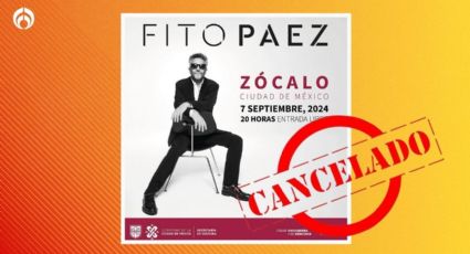 Fito Páez sufre delicado accidente; se cancela concierto gratis en el Zócalo de la CDMX