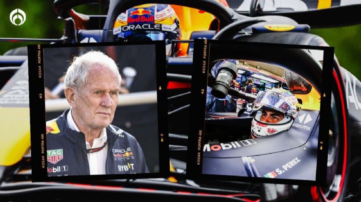 ¿Gracias? Helmut Marko dice que Checo Pérez no es mal piloto de F1 "sólo es más lento"