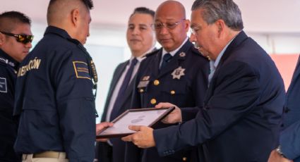 Día del Policía: reconocen a uniformados en Escobedo NL