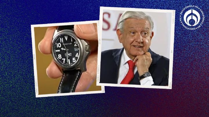 El reloj ¿machuchón? de AMLO: desmiente que cueste 120 mil pesos... y así lo presume (VIDEOS)