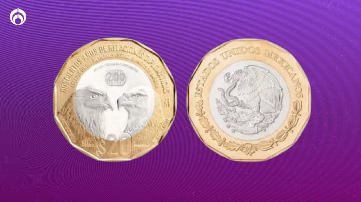 Características de la preciosa moneda conmemorativa de 20 pesos que se vende en 650 mil pesos