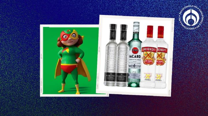 Aurrera rebaja más de $1,000 a paquete de Maestro Dobel, Smirnoff y Bacardí