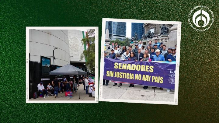 Reforma Judicial: ciudadanos protestan a horas de que se discuta en comisiones del Senado