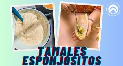 Truco para hacer masa para tamales sin levadura y que queden esponjositos; mejor que los callejeros