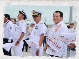 Gobierno de Yucatán y Semar arrancan dragado del Puerto de Altura de Progreso