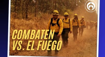 Bomberos mexicanos ya combaten incendios en California: 'para ayudar no hay fronteras'