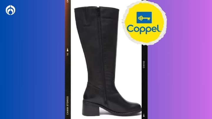 Coppel liquida unas bellas y elegantes botas altas de marca Levi’s para no pasar frío (son de piel)