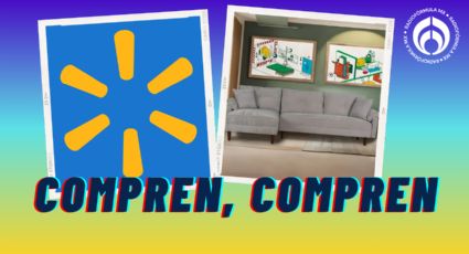 Walmart aplicó descuentazo de 17 mil pesos a esta sala modular; es sofá cama, reclinable y tiene 12 MSI