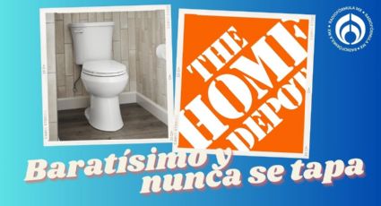 Home Depot rebaja taza de baño con potente sistema que ahorra agua y evita que se tape el sanitario