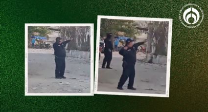 (VIDEO) Sólo en Yucatán: policías usan resortera en operativo... y detienen a una persona