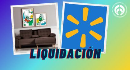 Walmart puso descuentazo de 7 mil pesos a esta sala modular con portavasos, es sofá cama y tiene 12 MSI