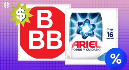 Tiendas 3B vende baratísimo el detergente Ariel de 2kg; rinde 16 lavadas y cuida la ropa