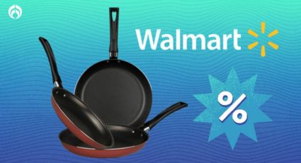 Walmart rebaja set de sartenes Deleite, marca calificada como Muy Buena por Profeco